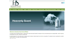 Desktop Screenshot of heavenlyscentdiffuser.com